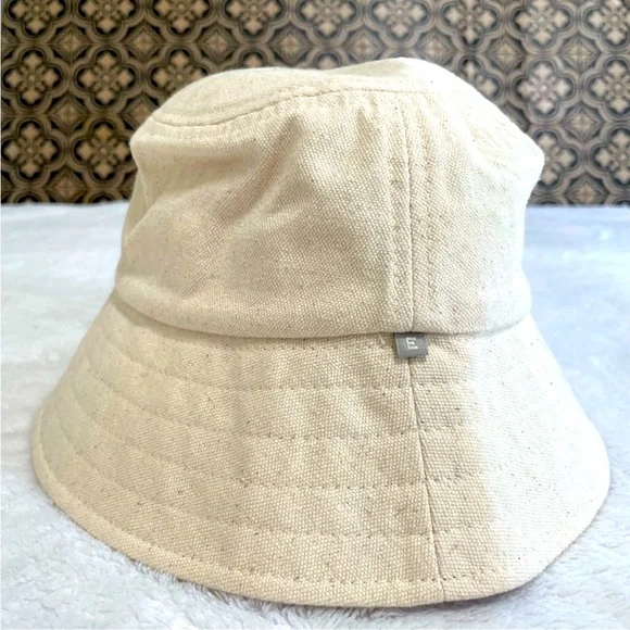 EVERLANE THE BUCKET HAT 100%ORGANIC COTTON CANVAS SUMMER STAPLE NWOT - Picture 6 of 7